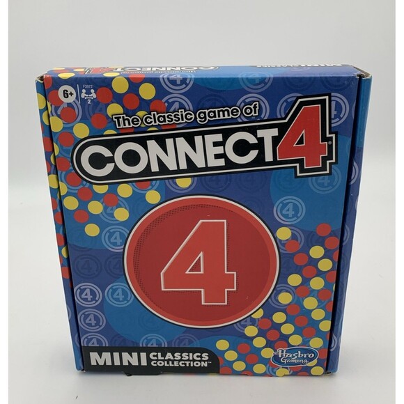 Connect 4 Game NEW! Classic Hasbro Games Age 6 Original Game Kids  4 the Win! - Picture 1 of 4